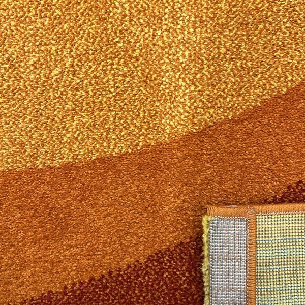 Модерен килим - Ирис 295 Оранжев - детайл - 3