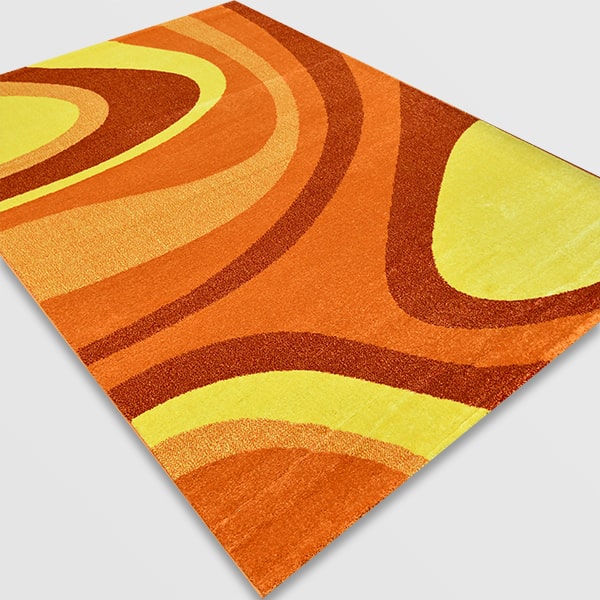 Модерен килим - Ирис 295 Оранжев
