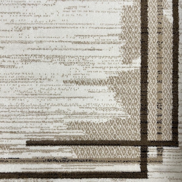Модерен килим - Ирис 357 Бежов - детайл - 1