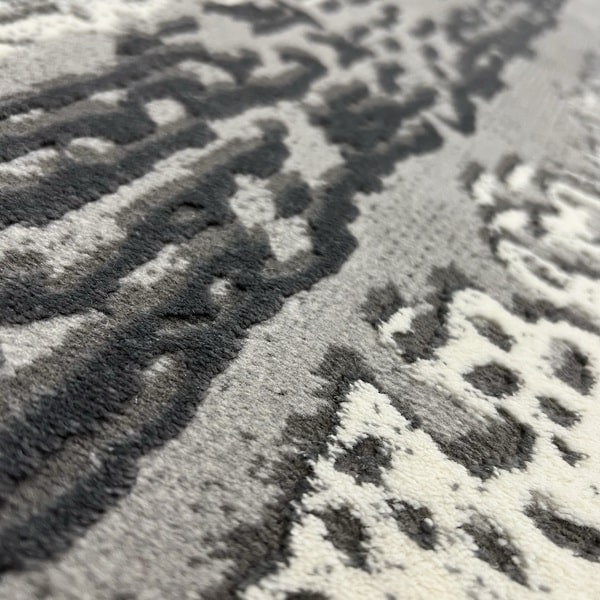 Модерен килим - Лора 077 Сив - детайл - 2