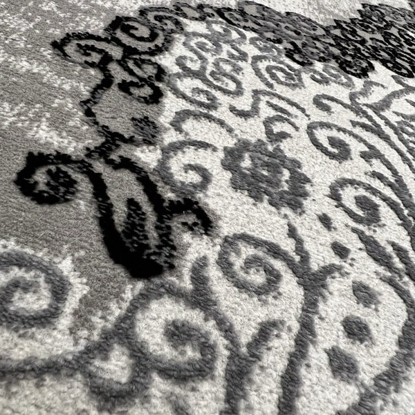 Модерен килим - Лора 827 Сив - детайл - 2