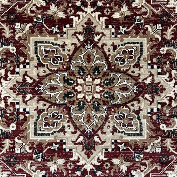 Класически килим – Корона 493 Червен - детайл - 1