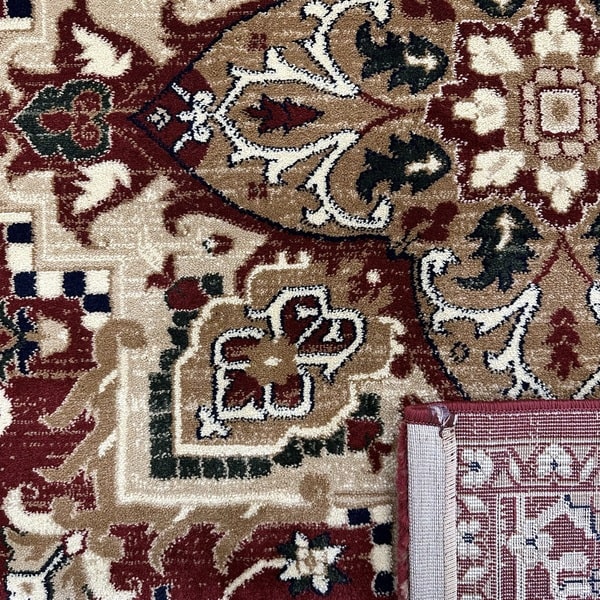 Класически килим – Корона 493 Червен - детайл - 3