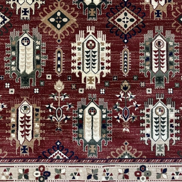 Класически килим – Корона 553 Червен - детайл - 1