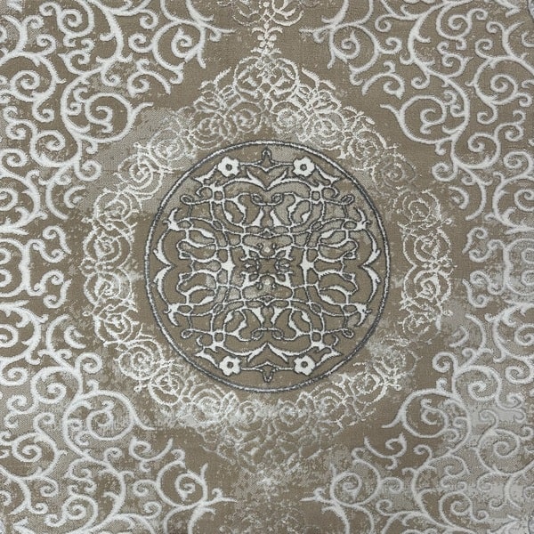 Модерен килим - Алпина 5650 Бежов - детайл - 1