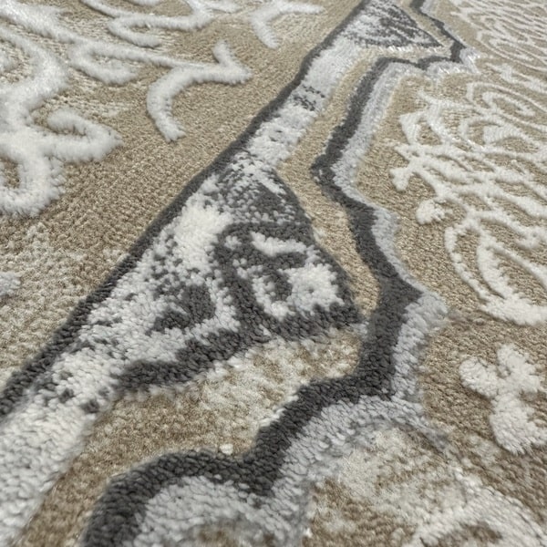 Модерен килим - Алпина 5650 Бежов - детайл - 2