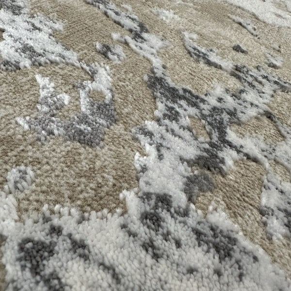 Модерен килим - Алпина 6093 Бежов - детайл - 2