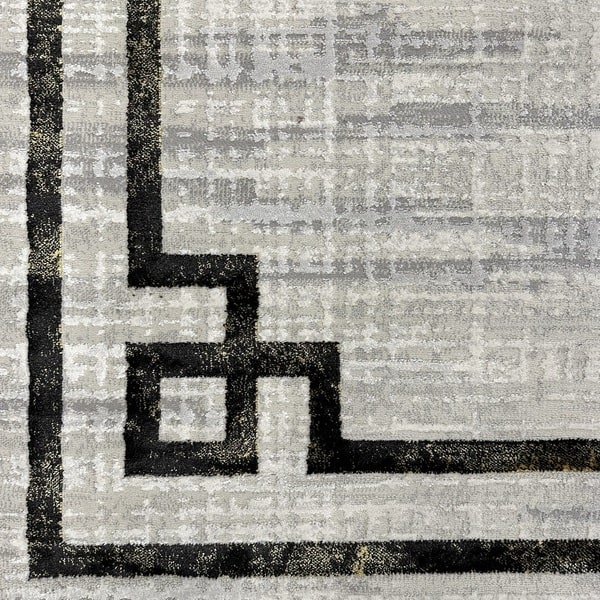 Модерен килим - Алпина 7775 Антрацит - детайл - 1