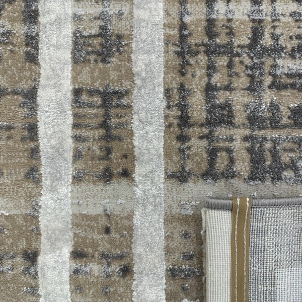 Модерен килим - Алпина 7775 Бежов - детайл - 3