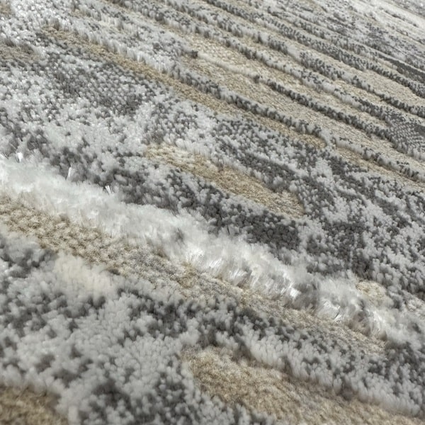 Модерен килим - Алпина 7788 Бежов - детайл - 2