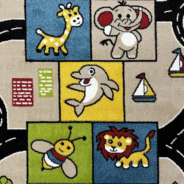 Детски килим – Найс 271 Бежов - детайл - 1
