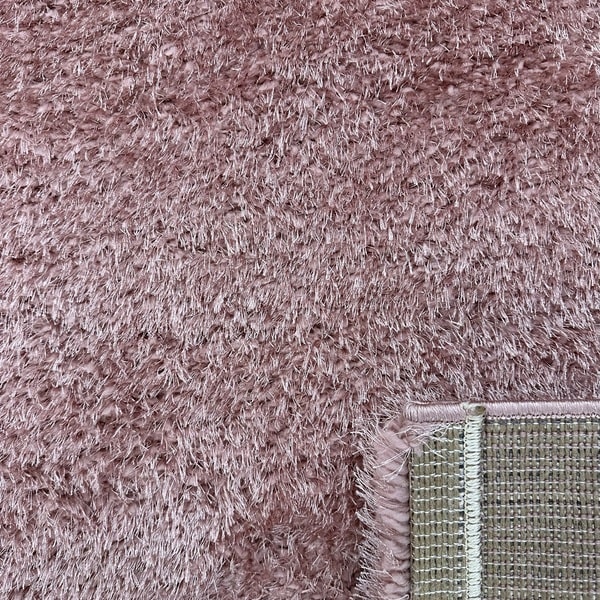Рошав килим – Опал Шаги Розов - детайл - 3