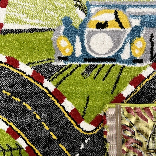 Детски килим – Найс 088 Зелен - детайл - 3