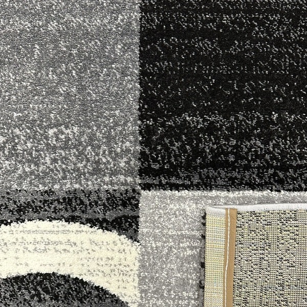 Модерен килим - Ирис 083 Сив - детайл - 3