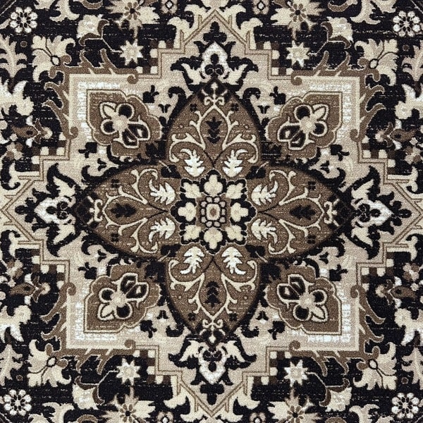 Мокетен килим - Олимп 2401 Кафяв - детайл - 1