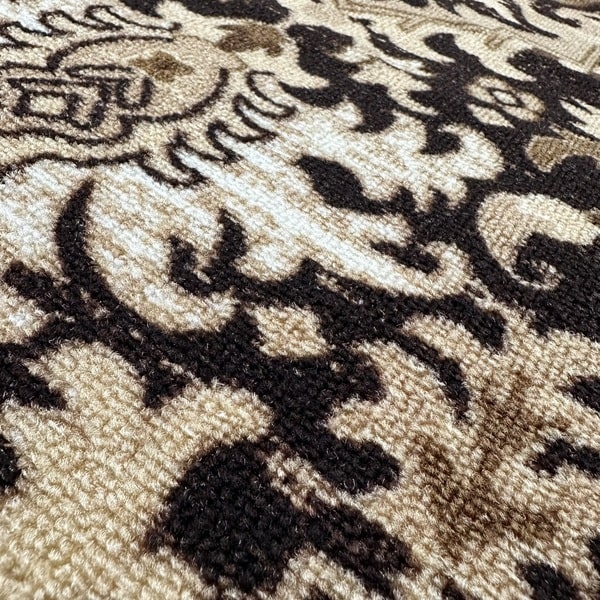 Мокетен килим - Олимп 2401 Кафяв - детайл - 2