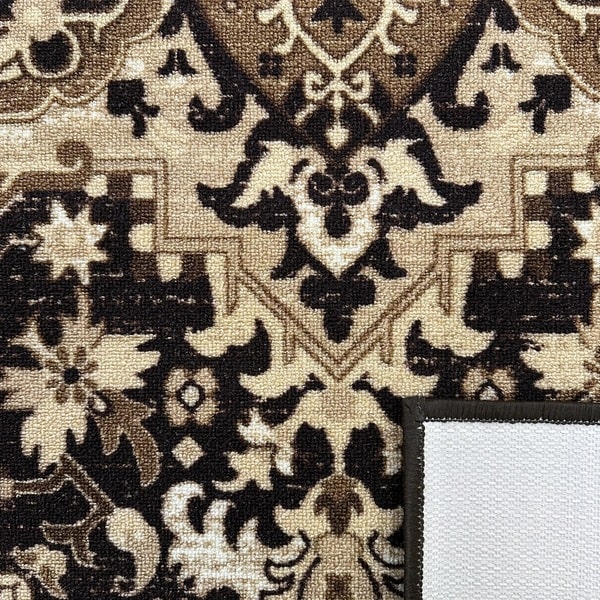 Мокетен килим - Олимп 2401 Кафяв - детайл - 3