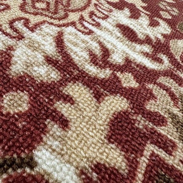 Мокетен килим - Олимп 2402 Червен - детайл - 2