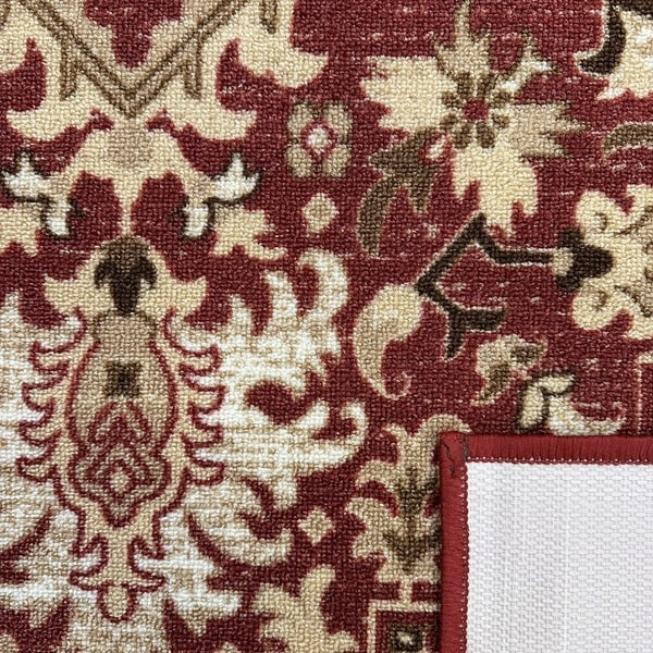 Мокетен килим - Олимп 2402 Червен - детайл - 3