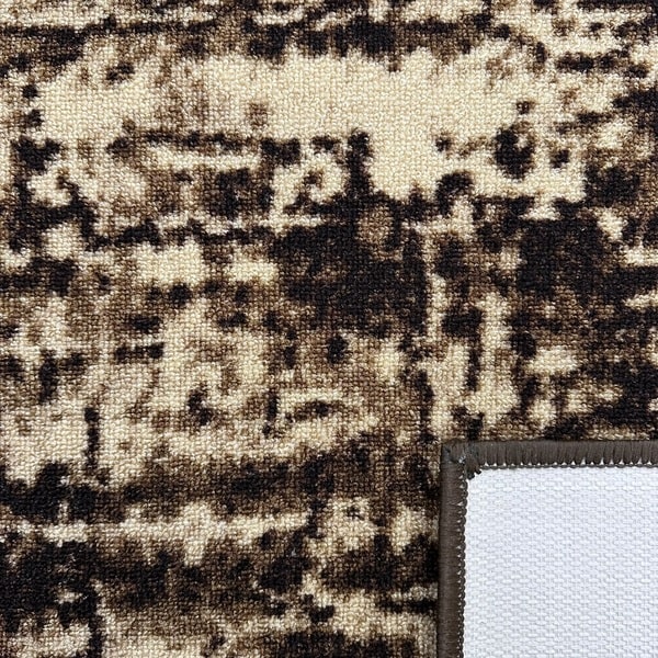 Мокетен килим - Олимп 2404 Кафяв - детайл - 3