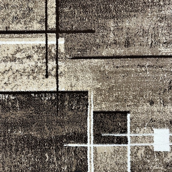Модерен килим - Ирис 084 Бежов - детайл - 1