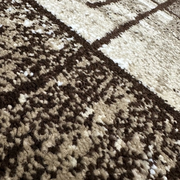 Модерен килим - Ирис 084 Бежов - детайл - 2
