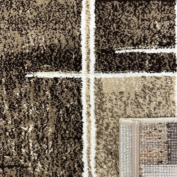 Модерен килим - Ирис 084 Бежов - детайл - 3