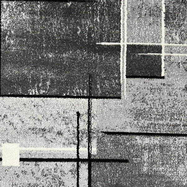 Модерен килим - Ирис 084 Сив - детайл - 1