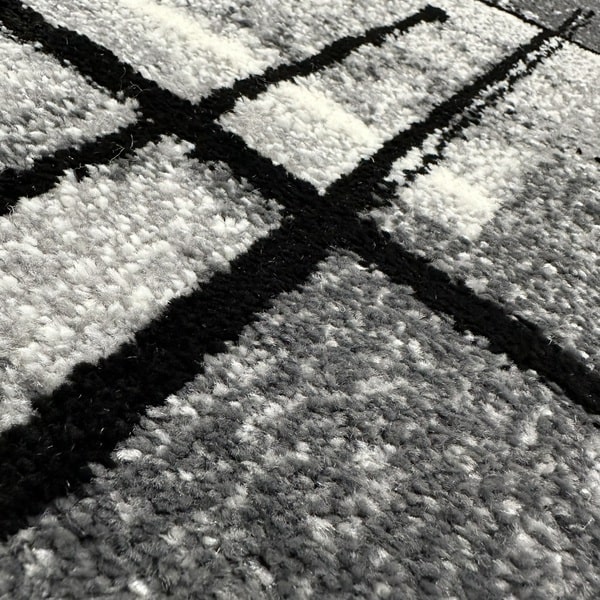 Модерен килим - Ирис 084 Сив - детайл - 2