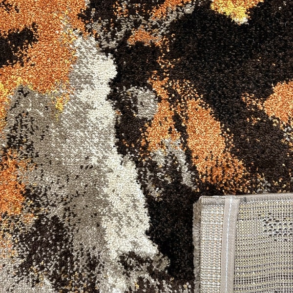 Модерен килим - Ирис 281 Бежов/Тера - детайл - 3